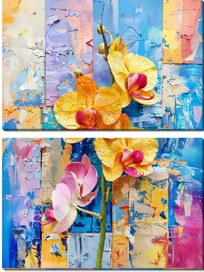 Модульная картина Орхидеи №126