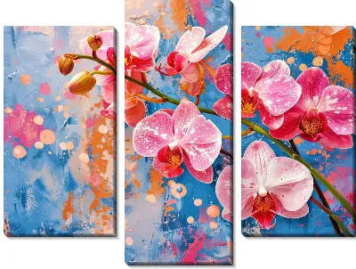 Модульная картина Орхидеи №131