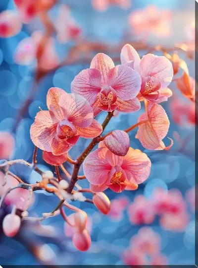 Картина маслом Орхидеи №139