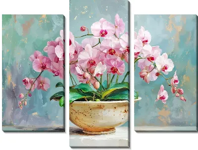 Модульная картина Орхидеи №142