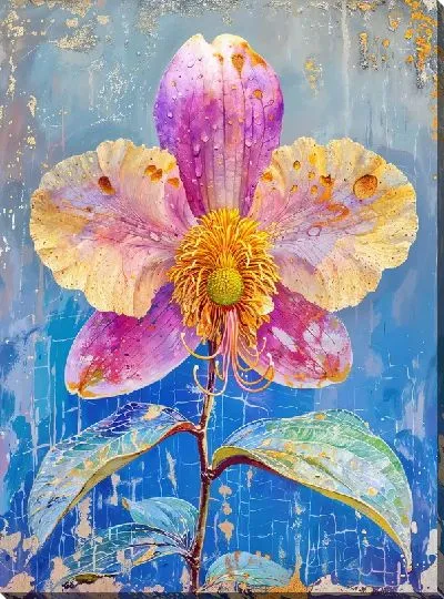 Картина маслом Орхидеи №144