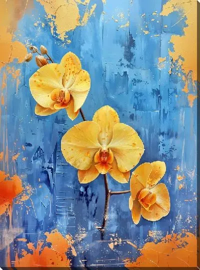 Картина маслом Орхидеи №146