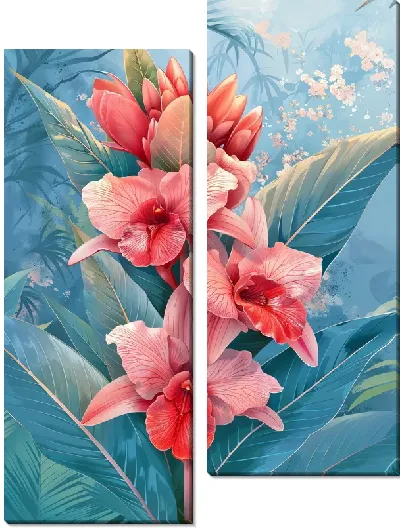 Модульная картина Орхидеи №147