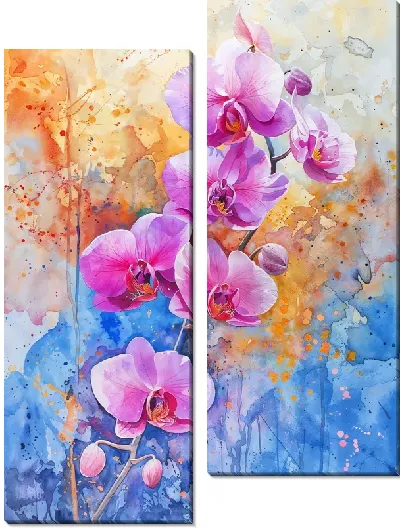 Модульная картина Орхидеи №148