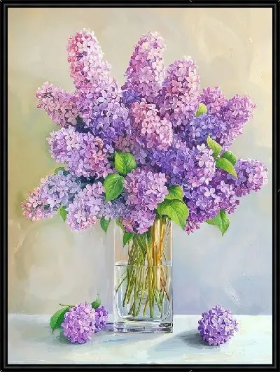 Картина Букет цветов в вазе №436