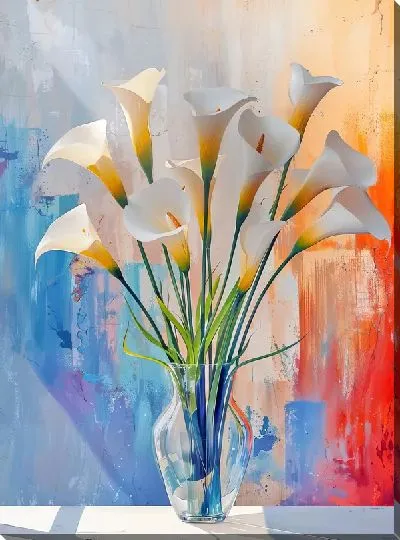 Постер Букет цветов в вазе №455