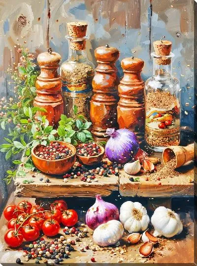 Картина маслом Специи №151