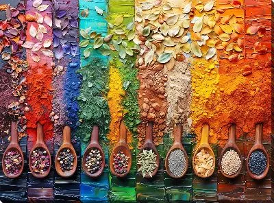 Картина маслом Специи №161