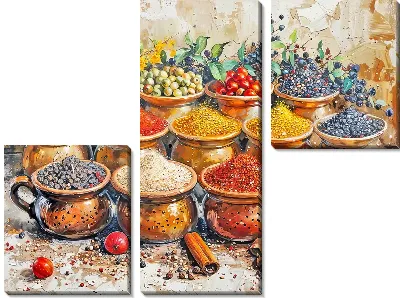 Модульная картина Специи №191