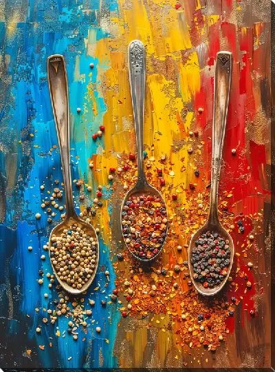 Картина маслом Специи №201