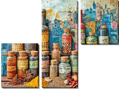 Модульная картина Специи №211