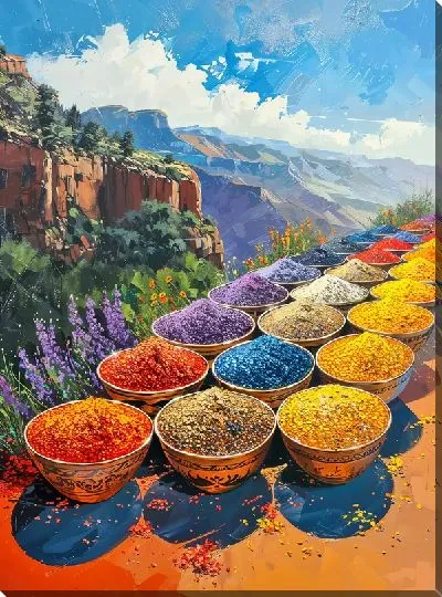 Картина маслом Специи №33