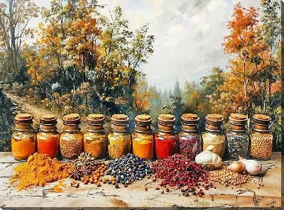 Картина маслом Специи №37