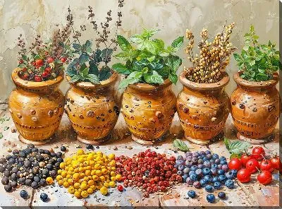 Картина маслом Специи №39