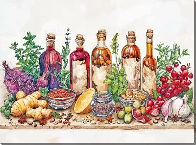 Картина маслом Специи №44