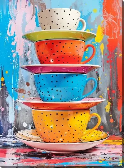 Картина маслом Посуда №6