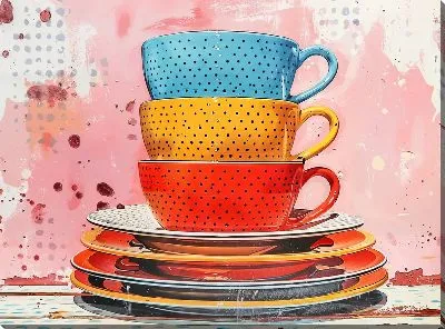 Картина маслом Посуда №14