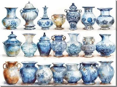 Картина маслом Посуда №15