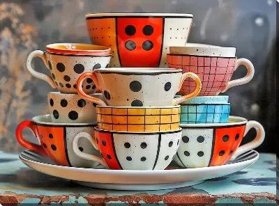 Картина маслом Посуда №25