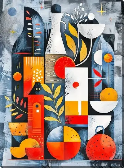 Картина маслом Посуда №36