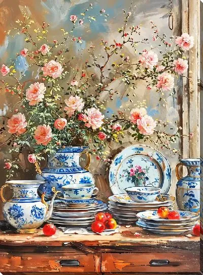 Картина маслом Посуда №40