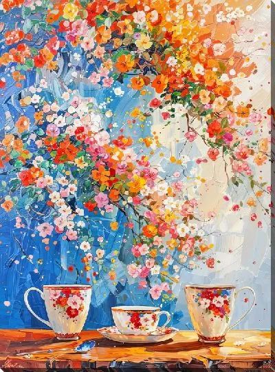 Картина маслом Посуда №41