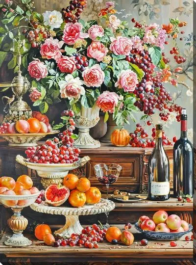 Картина маслом Посуда №42