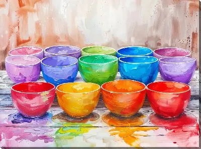 Картина маслом Посуда №43