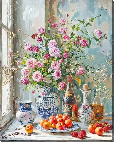 Картина маслом Посуда №64