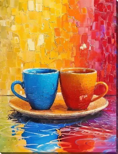 Картина маслом Посуда №67
