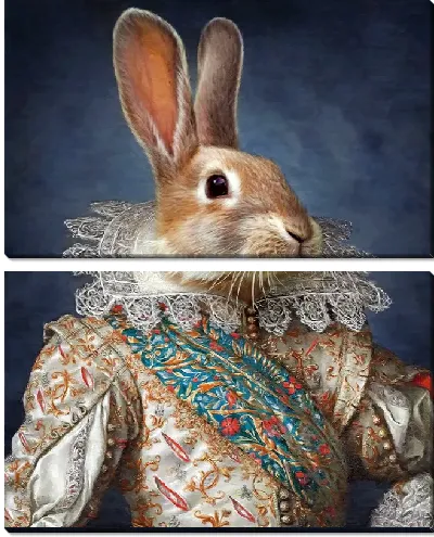 Модульная картина Князь Заяц