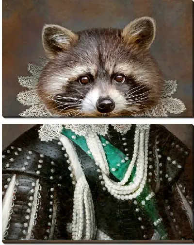 Модульная картина Великий князь Енот