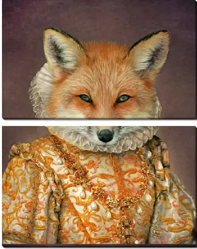 Модульная картина Герцогиня Лиса