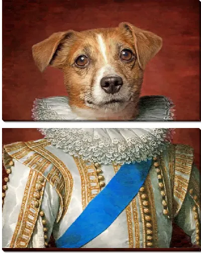 Модульная картина Граф Джек Рассел