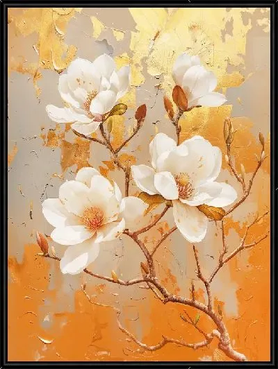 Картина Цветущая магнолия №48