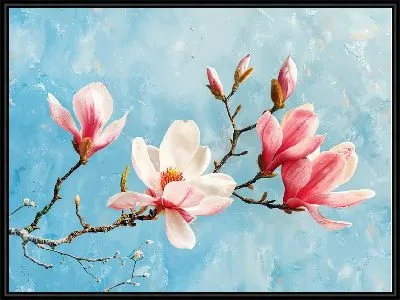 Картина Цветущая магнолия №59