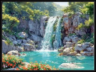Картина Водопад №206