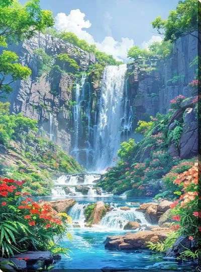 Постер Водопад №207