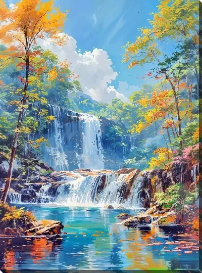Постер Водопад №216