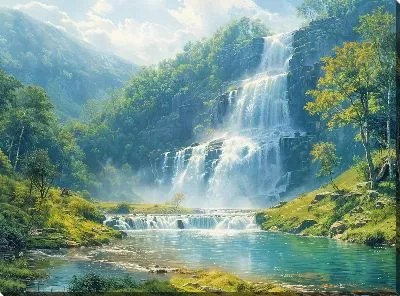 Постер Водопад №217