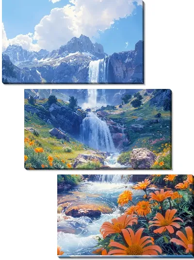 Модульная картина Водопад №220