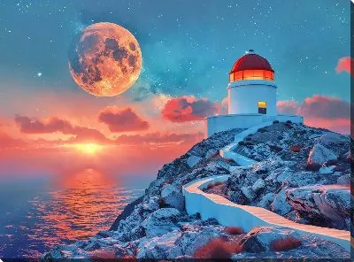 Картина маслом Астрономия №109