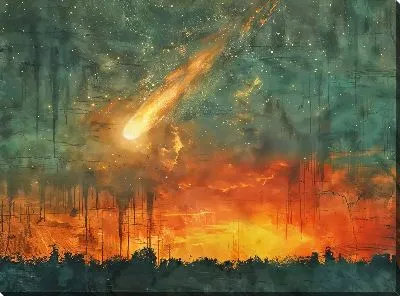 Картина маслом Астрономия №116