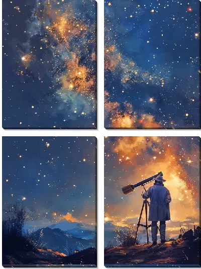 Модульная картина Астрономия №128