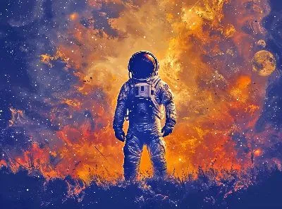 Плакат Космонавт №311