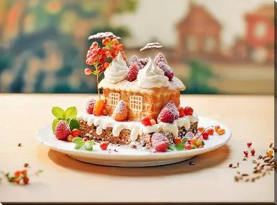 Картина маслом Десерт №59