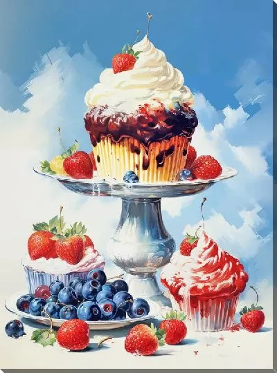 Картина маслом Десерт №60