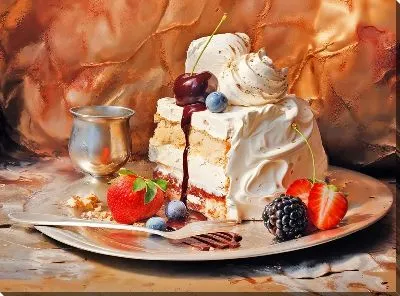 Картина маслом Десерт №62