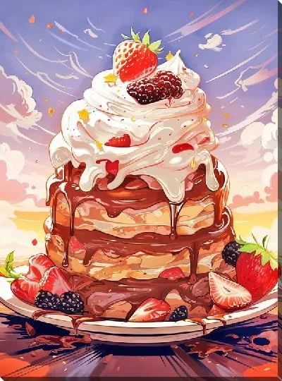 Картина маслом Десерт №64
