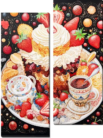 Модульная картина Десерт №65